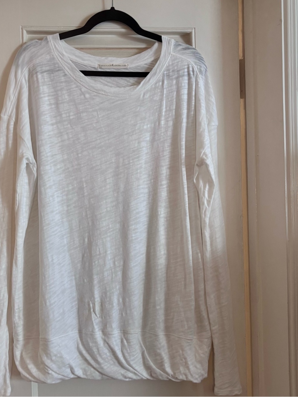 Peruvian Connection Long Sleeve, Bubble Gem Slub Tunic